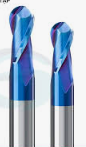 Dao phay cầu hợp kim 65HRC, lớp phủ Titan