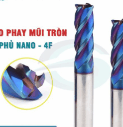 Mũi Dao Phay Bo R 4 Me Cắt Độ cứng 65HRC