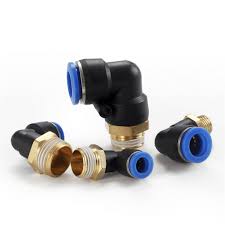 Đầu nối góc khí nén ren ngoài PL/ SPL