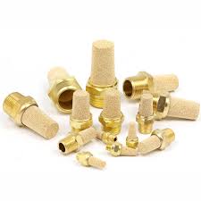 Giảm thanh khí nén đồng PST - Tiêu âm khí nén đầy đủ kích thước - Ốc giảm thanh