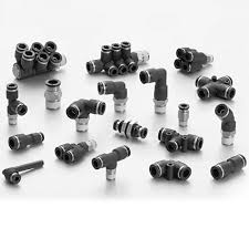 Cút nối nhanh khí nén vuông góc -Đầu nối góc khí nén ren ngoài - PL4-01C/PL4-M5C/PL6-M5C